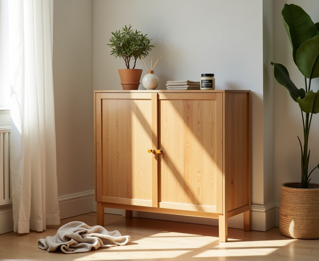 วิธีดูแลตู้เก็บของไม้แท้