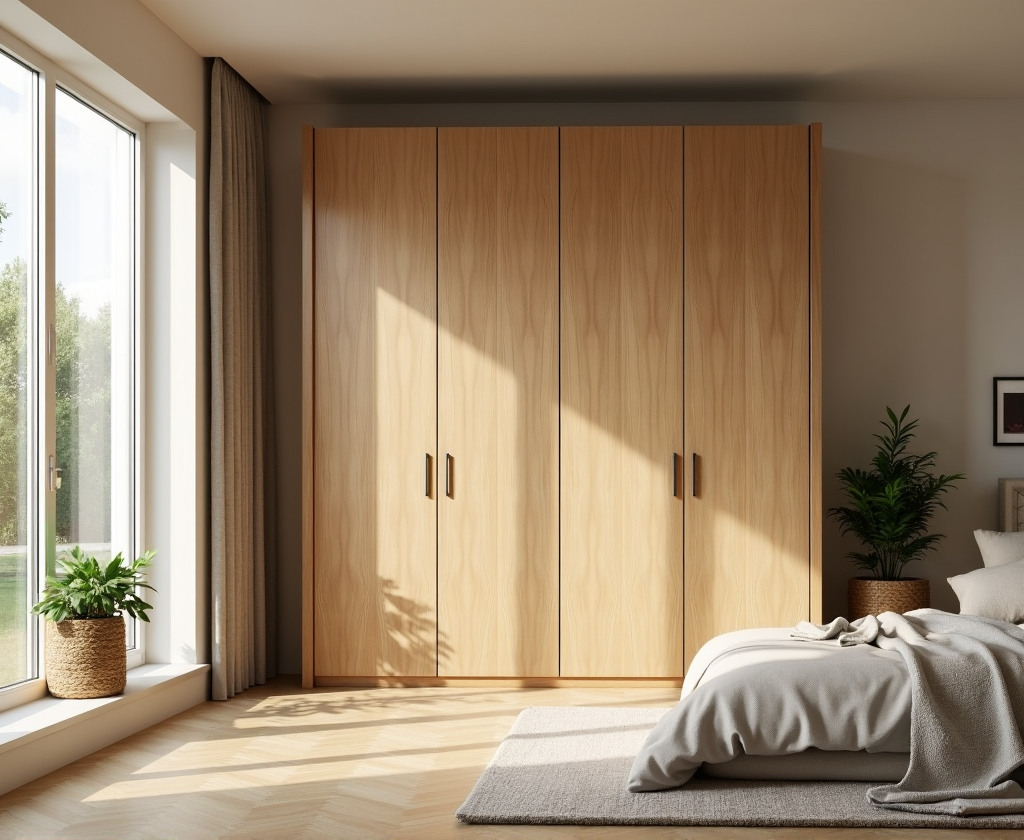 ตู้เสื้อผ้าไม้แท้ทนทานสำหรับบ้านและคอนโด